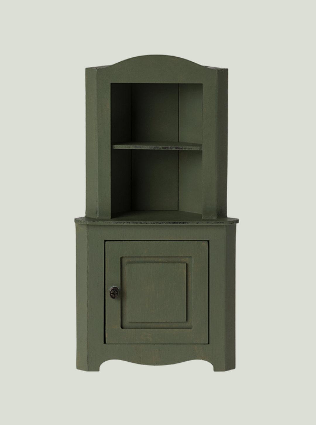 Maileg szafka narożna dla myszek dark green