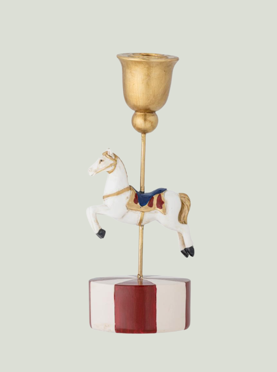 Świąteczny Świecznik Merry-go-round, biały Bloomingville