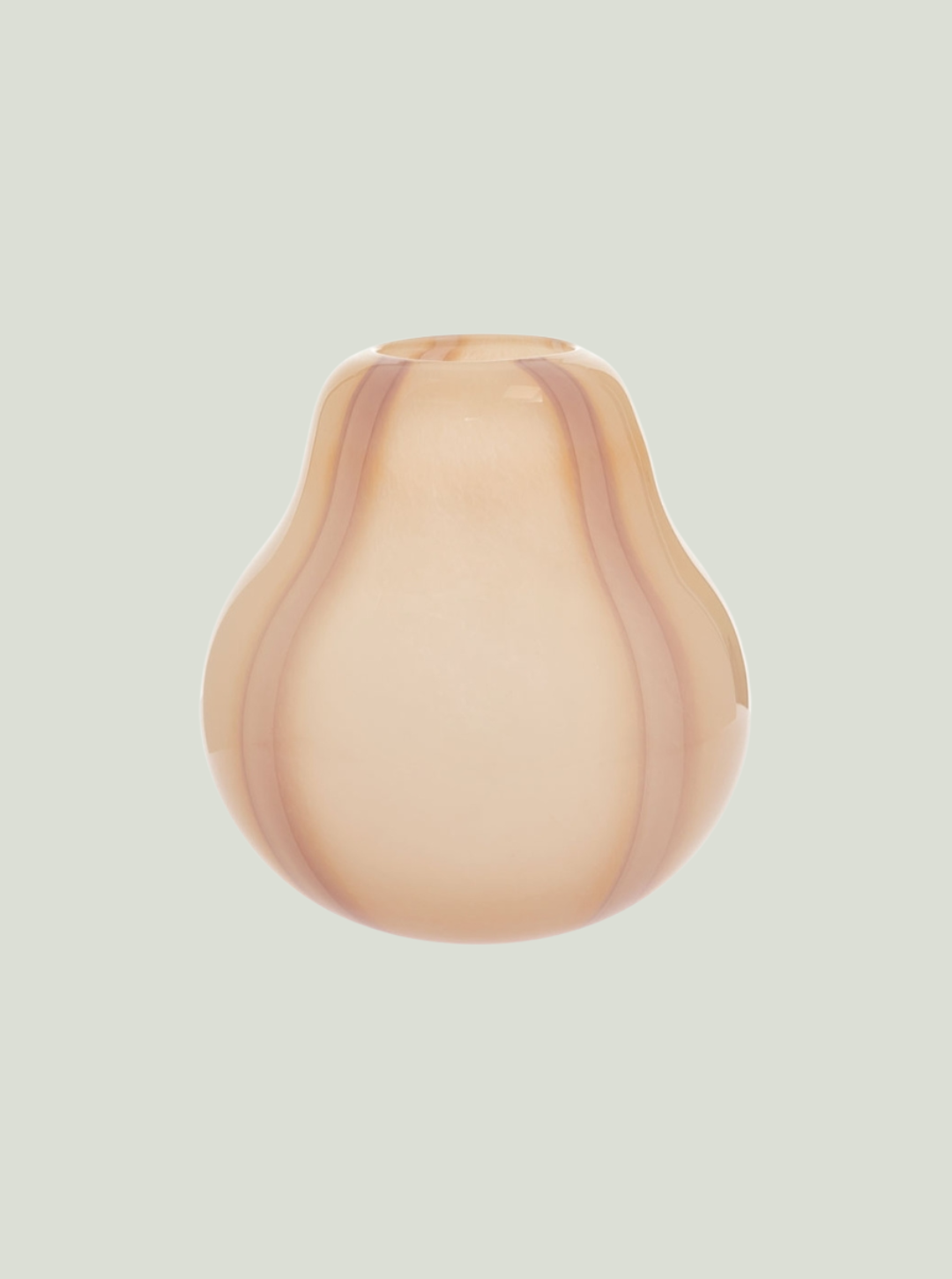 Dmuchany ustnie Wazon Kojo - Duży Powder / Rose OYOY Living