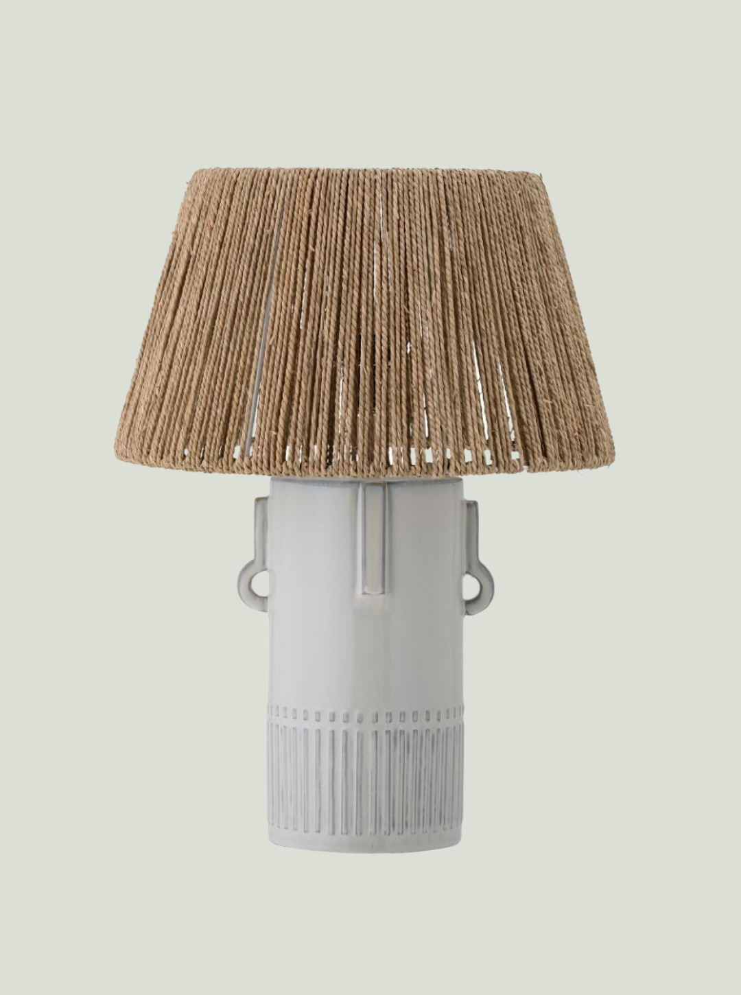 Lampa Stołowa Rama, White, Stoneware BLOOMINGVILLE