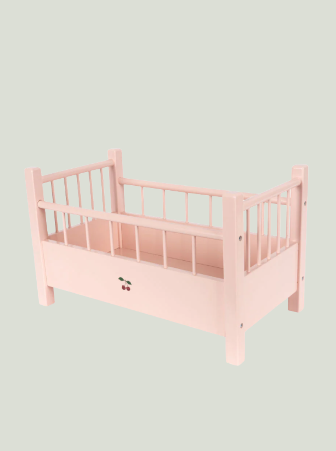 Drewniane łóżeczko dla laki PINK Konges Sløjd