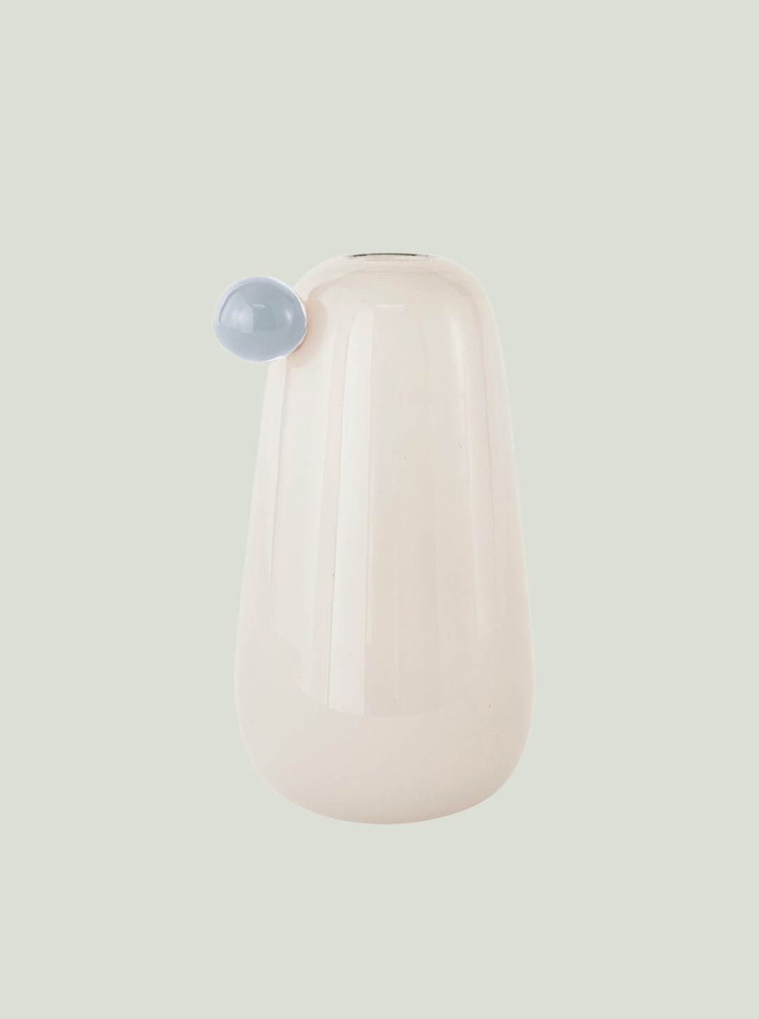 Dmuchany ustnie wazon Inka Vase Offwhite - Large OYOY