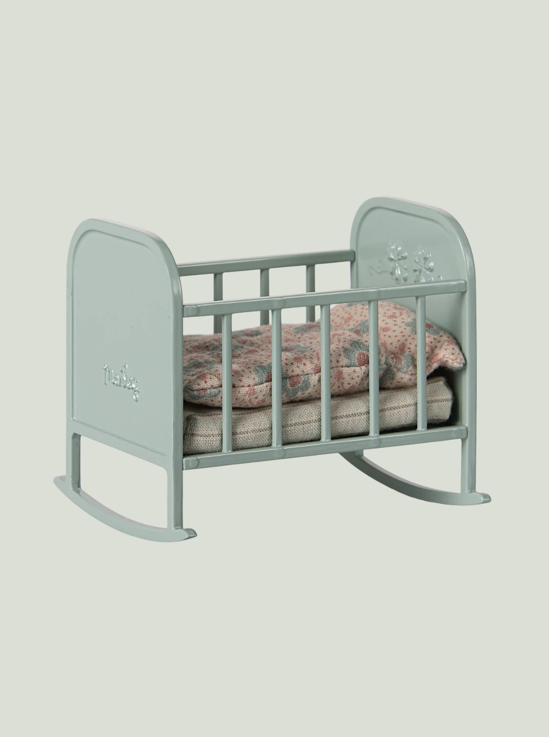 MAILEG Akcesoria dla myszek i króliczków, kołyska - Blue mint