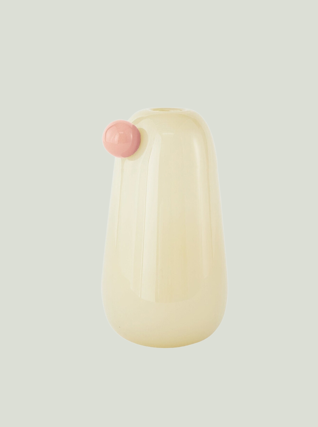 Dmuchany ustnie wazon Inka Vase Vanilla - Large OYOY