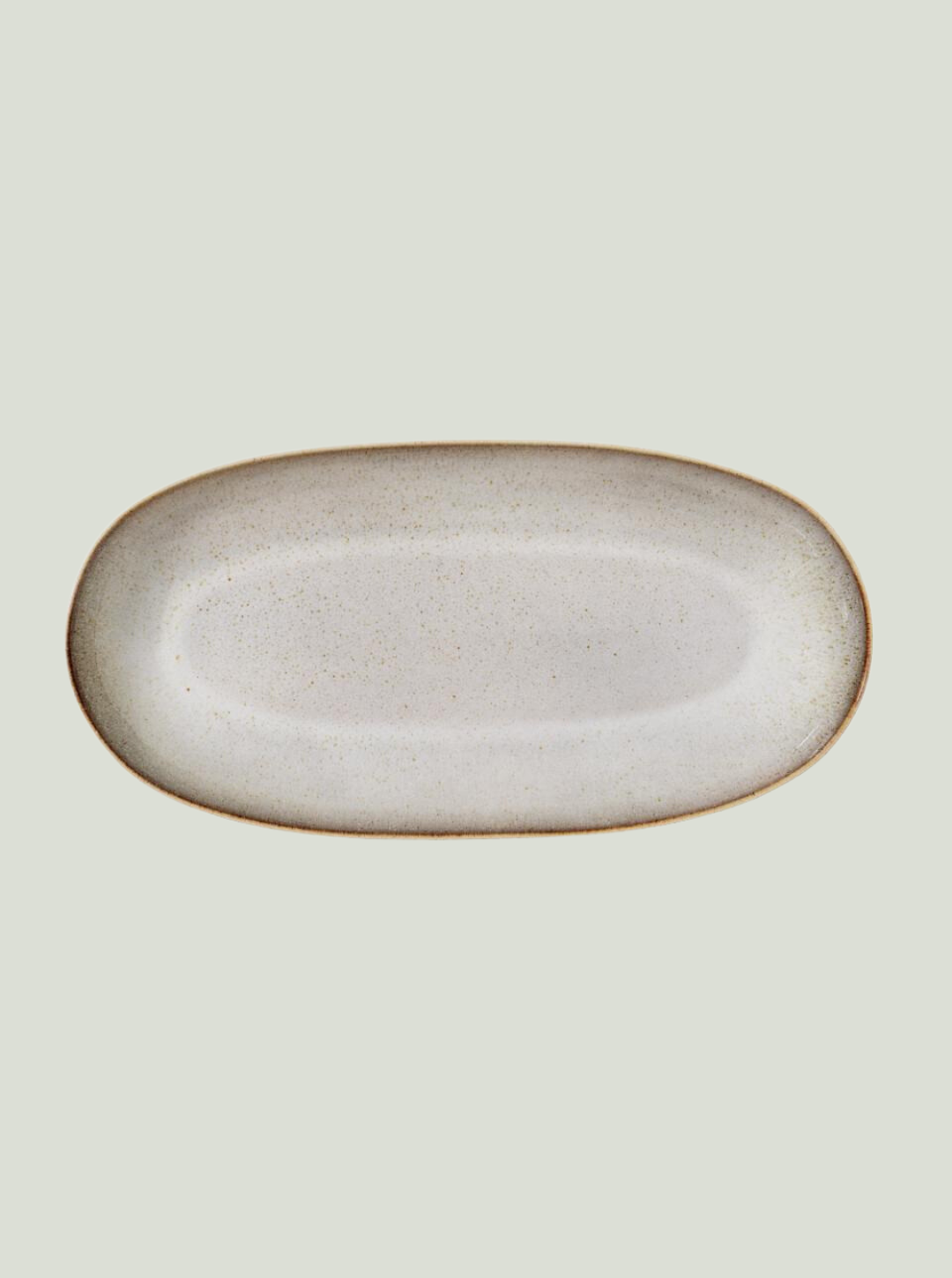 Talerz do serwowania Sandrine, Nature, kamionka D42xS21 cm Bloomingville