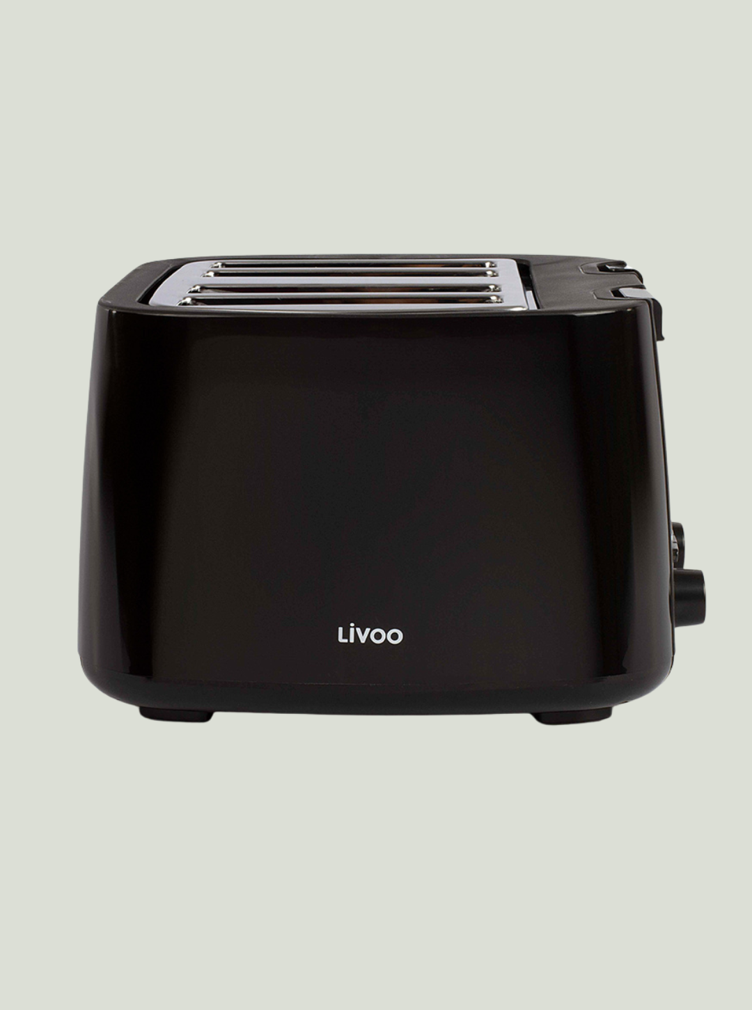 Toster na 4 miejsca Czarny LIVOO