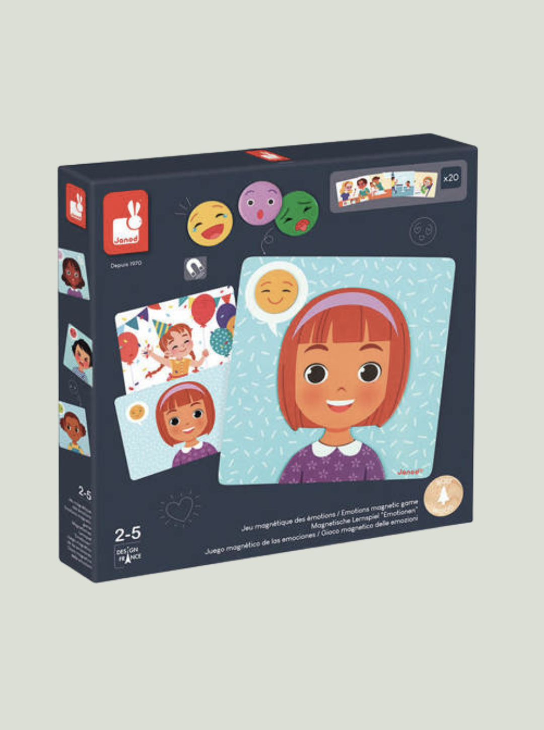 Magnetyczna układanka Emocje JANOD