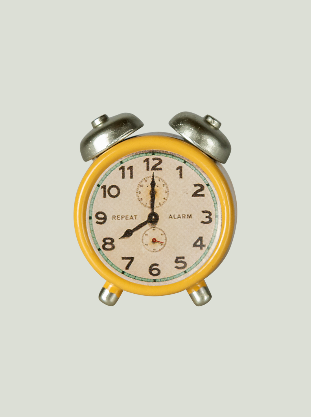 MAILEG Miniaturowy budzik dla myszek, żółty