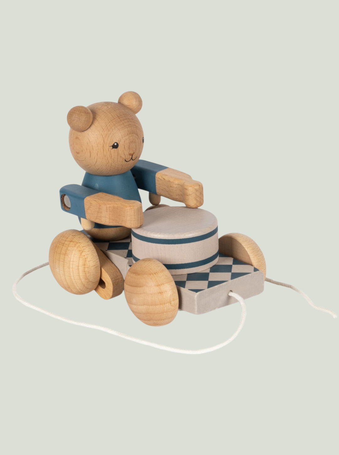 Drewniana zabawka, grający MIŚ KONGES SLØJD