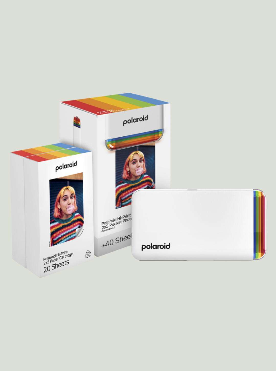 BOX POLAROID HI PRINT 2×3 POCKET PHOTO PRINTER Gen 2 - Biały