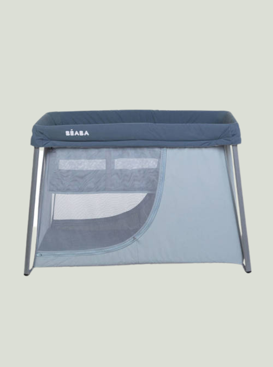 Łóżeczko turystyczne dwupoziomowe z funkcją kojca 3w1 Eazy sleep Mineral grey