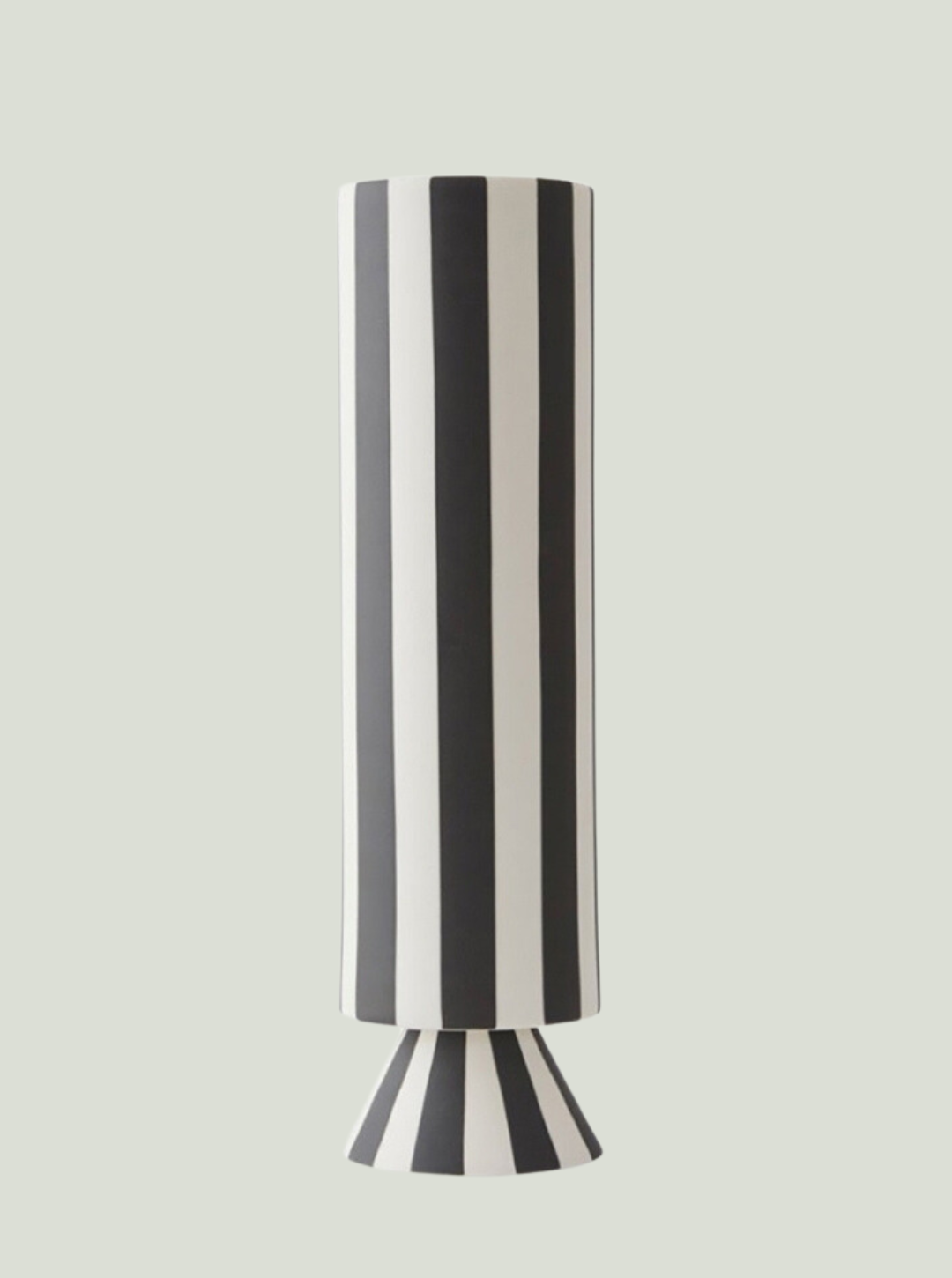Wazon Toppu Vase - High Black and White OYOY