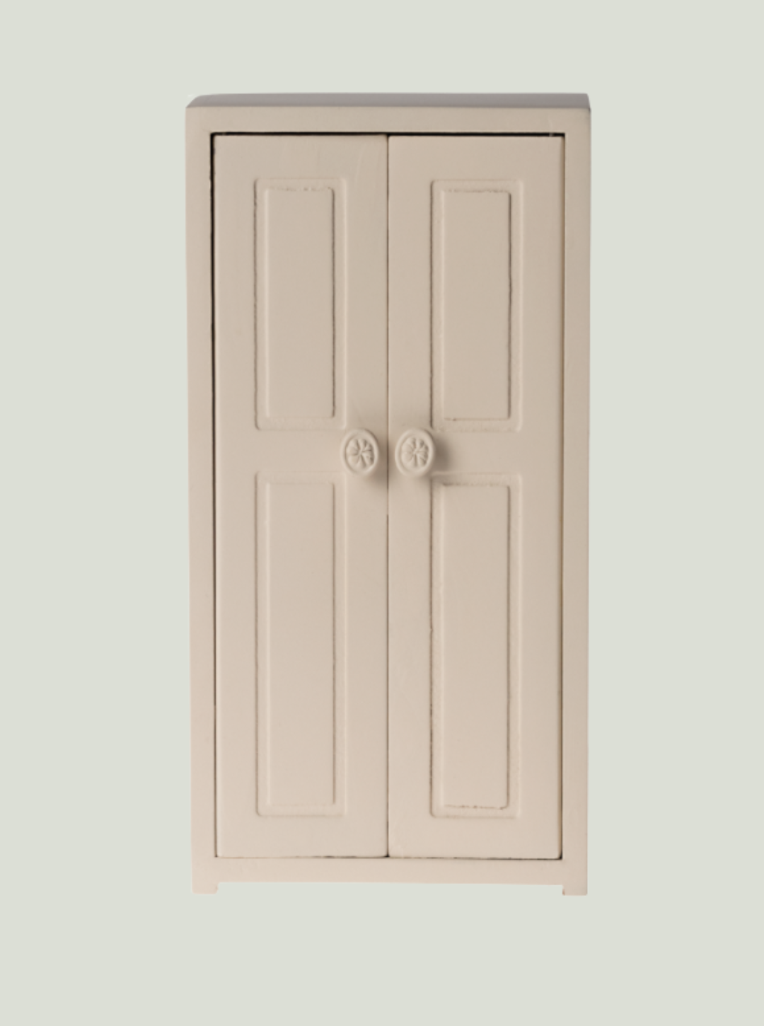 MAILEG Drewniana szafa dla myszek 14 cm - CREAM