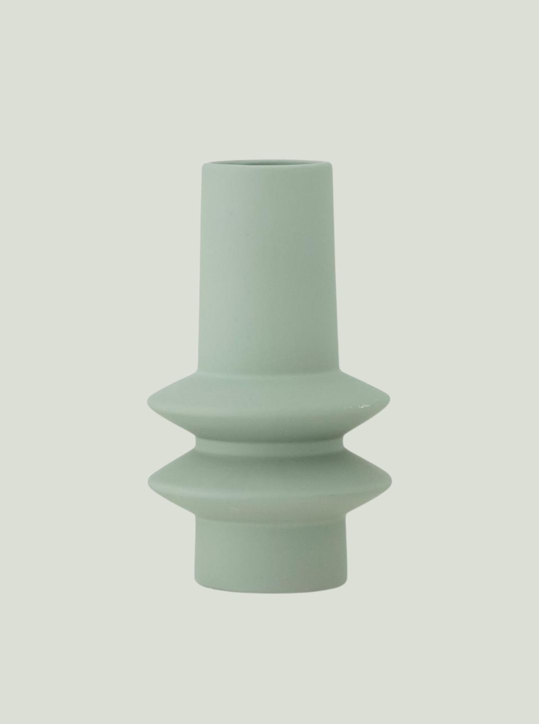 Wazon Isold, zielony, kamionka Bloomingville