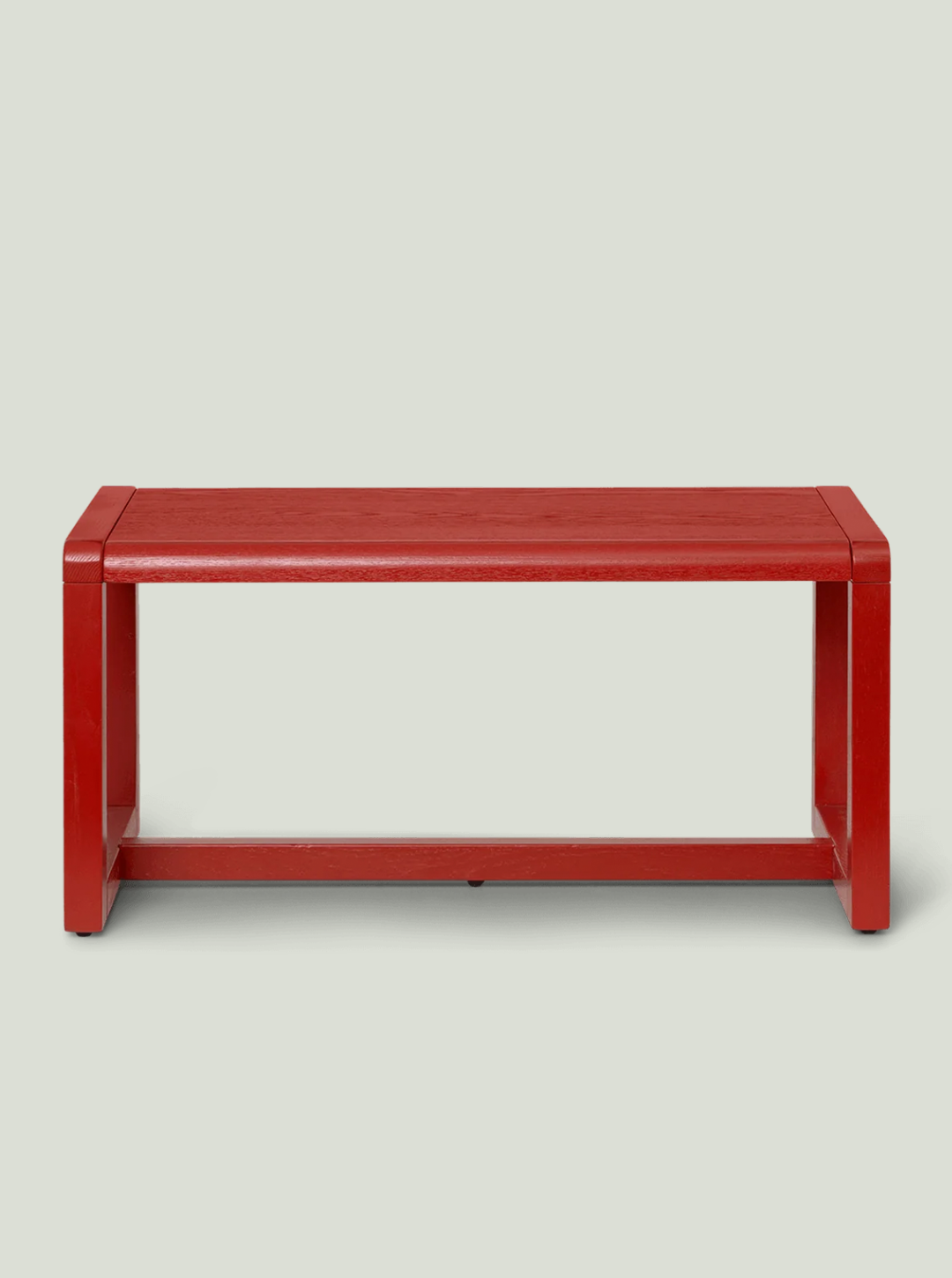 Ławka Little Architect Bench Poppy Red Ferm Living Kids