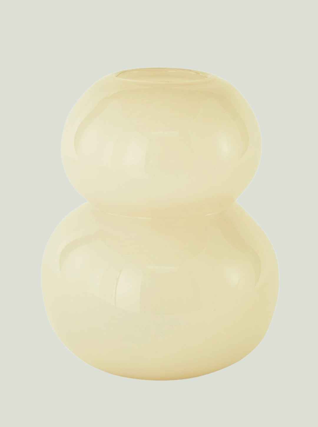 Dmuchany ustnie wazon Lasi Vase Vanilla Large OYOY