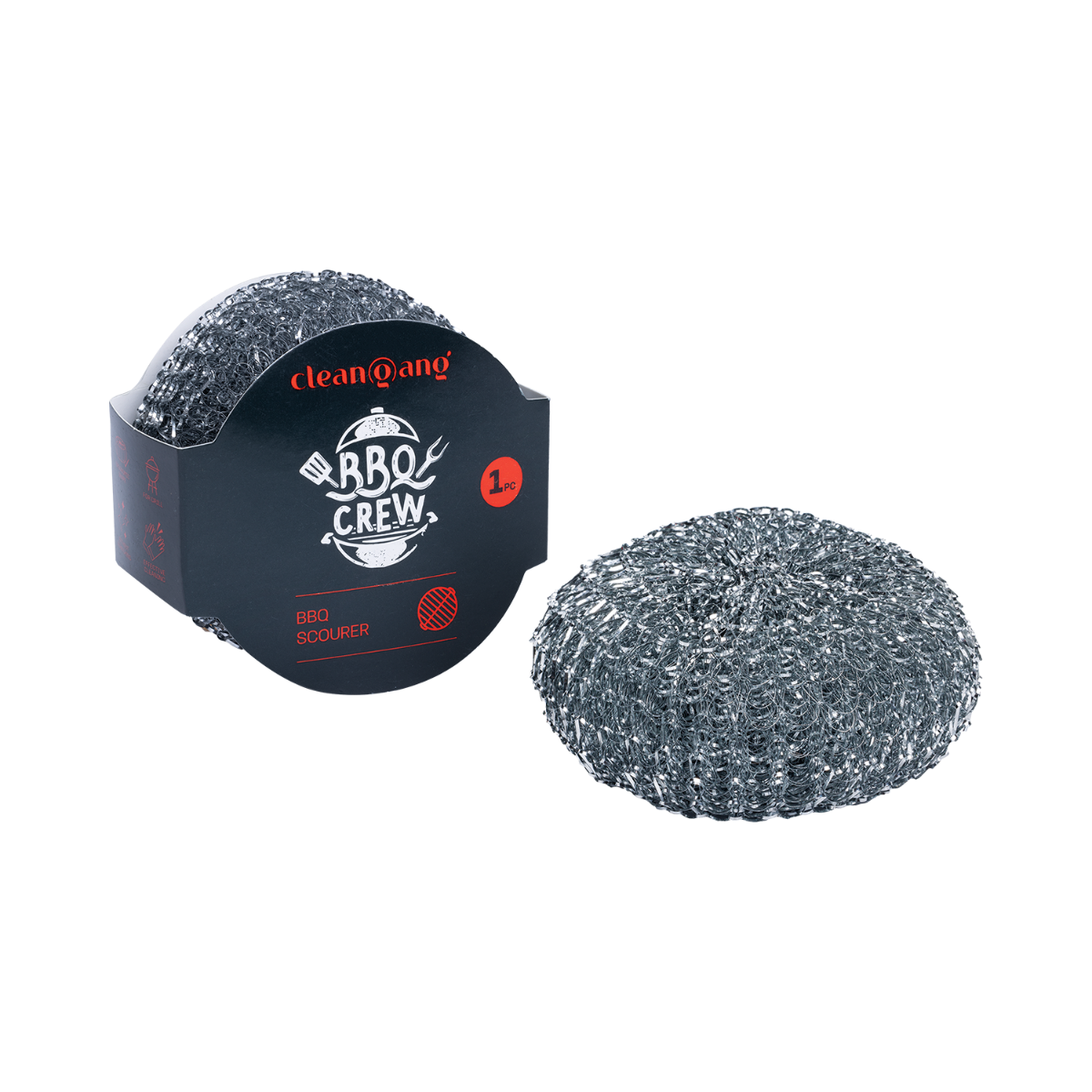 stalowa gąbka do czyszczenia grilla