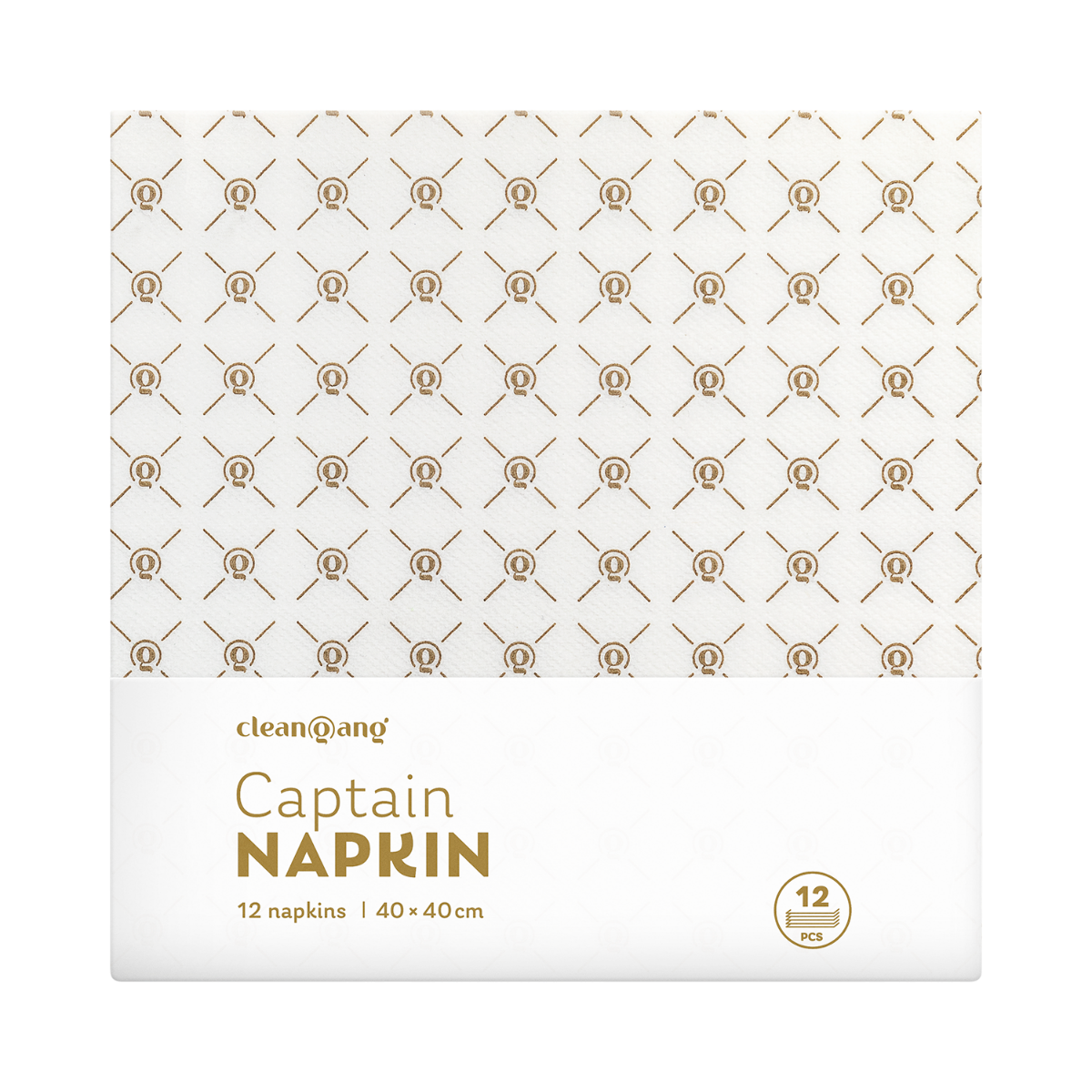 serwetki airlaid, cleangang, 12 szt.