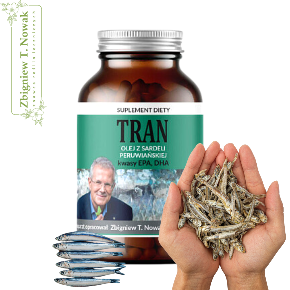 Tran – olej z sardeli peruwiańskiej 90kaps. Z.T.Nowak