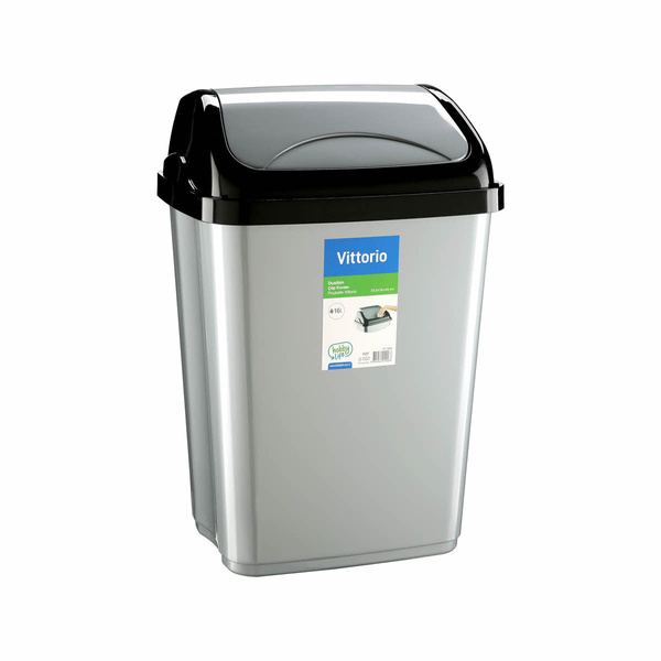 Kosz uchylny na śmieci 16 L z pokrywą