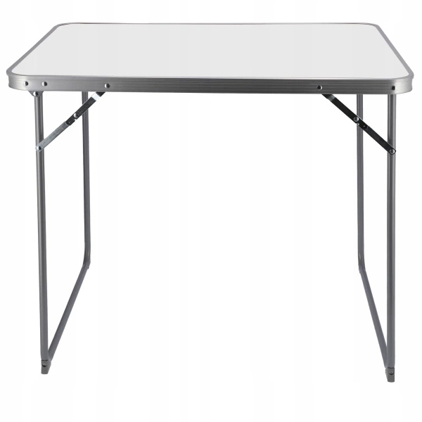 Stół turystyczny składany 80x60x70cm biały blat