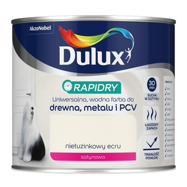 Farba uniwersalna Rapidry Nietuzinkowy ecru 0,4L Dulux