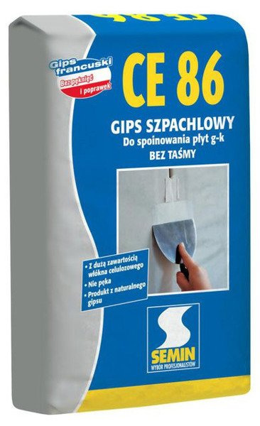 CE 86 Gips szpachlowy francuski włókno 5kg SEMIN