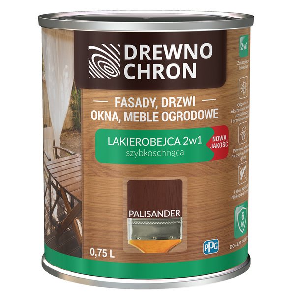 Lakierobejca 2w1 Palisander 0,75L Drewnochron