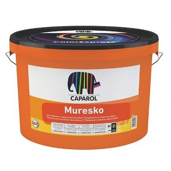 Farba elewacyjna silikonowa Muresko Biała 10L Caparol