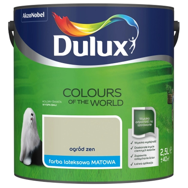 Farba lateksowa Kolory Świata Ogród Zen 2,5L Dulux