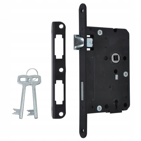 Zamek wpuszczany 72/60 wielozastawkowy dźwignia Prawy Częstochowa