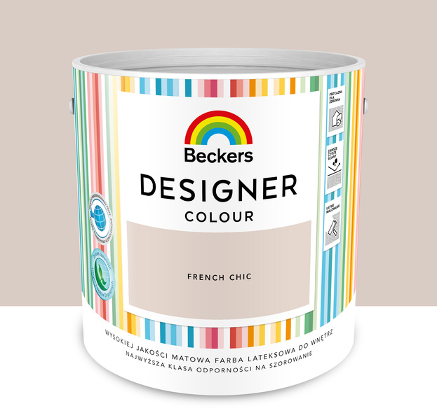 Farba lateksowa Beckers Designer 2,5L French Chic