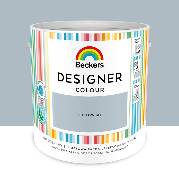 Farba lateksowa Beckers Designer 2,5L Follow me