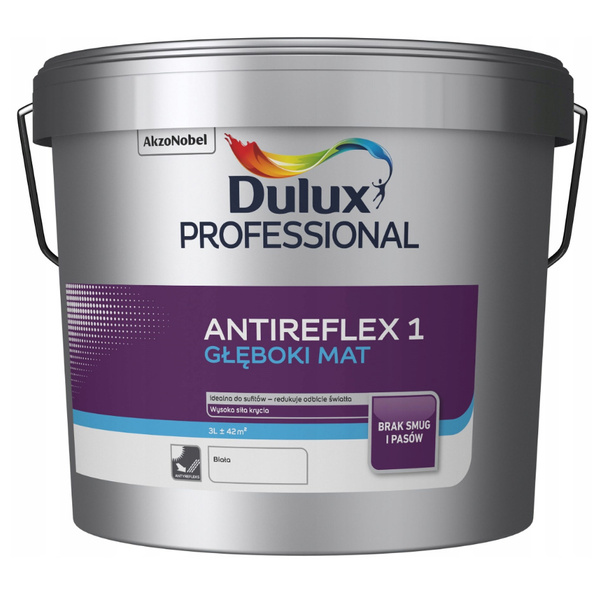 Farba Lateksowa Anti-Reflex Pro 3L Dulux