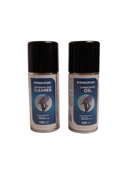 Komplet czyszczący do osadzaka gazowego SC40II Rawlplug : Olej + Czyścik