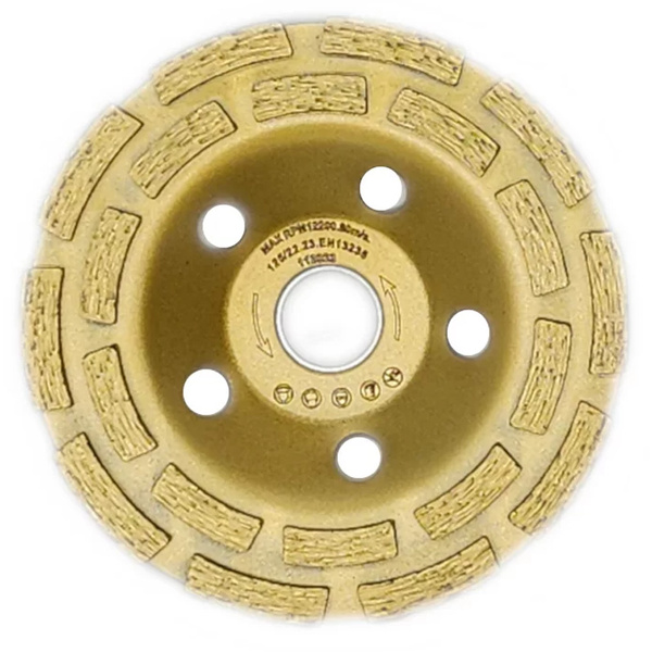 Tarcza diamentowa do szlifowania betonu 2 segmentowa 125x22,2