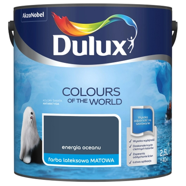 Farba lateksowa Kolory Świata Energia oceanu 2,5L Dulux