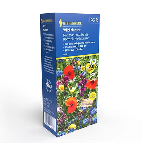 1 szt, Blumenmischung Wild Nature - Samen: Ilość w opakowaniu: 1 Stück