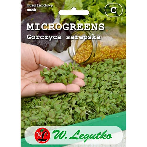 1 szt, Microgreen - Gelbsenf - Samen: Ilość w opakowaniu: 3 g