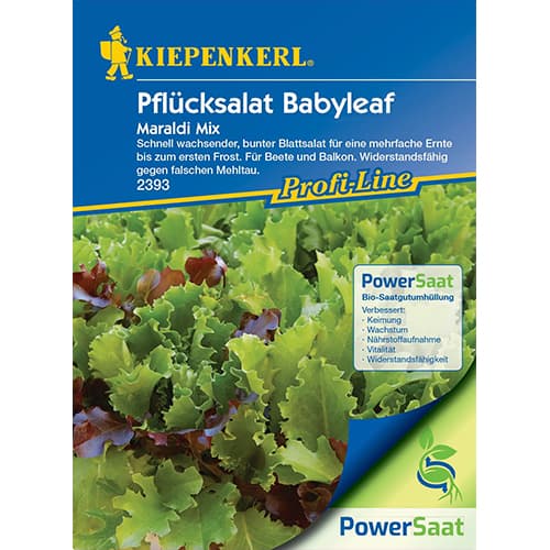 1 szt, Pflücksalat Babyleaf Maraldi Mix - Samen: Ilość w opakowaniu: 1 Stück