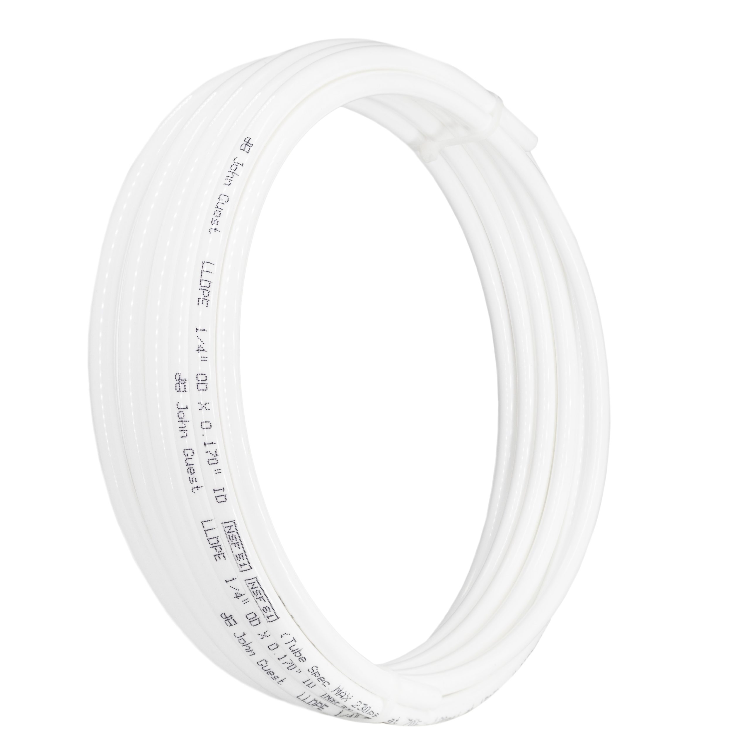 Wężyk biały 1/4 (6.35mm) Do Filtra wody, Lodówki, Akwarium, Osmoza 10m