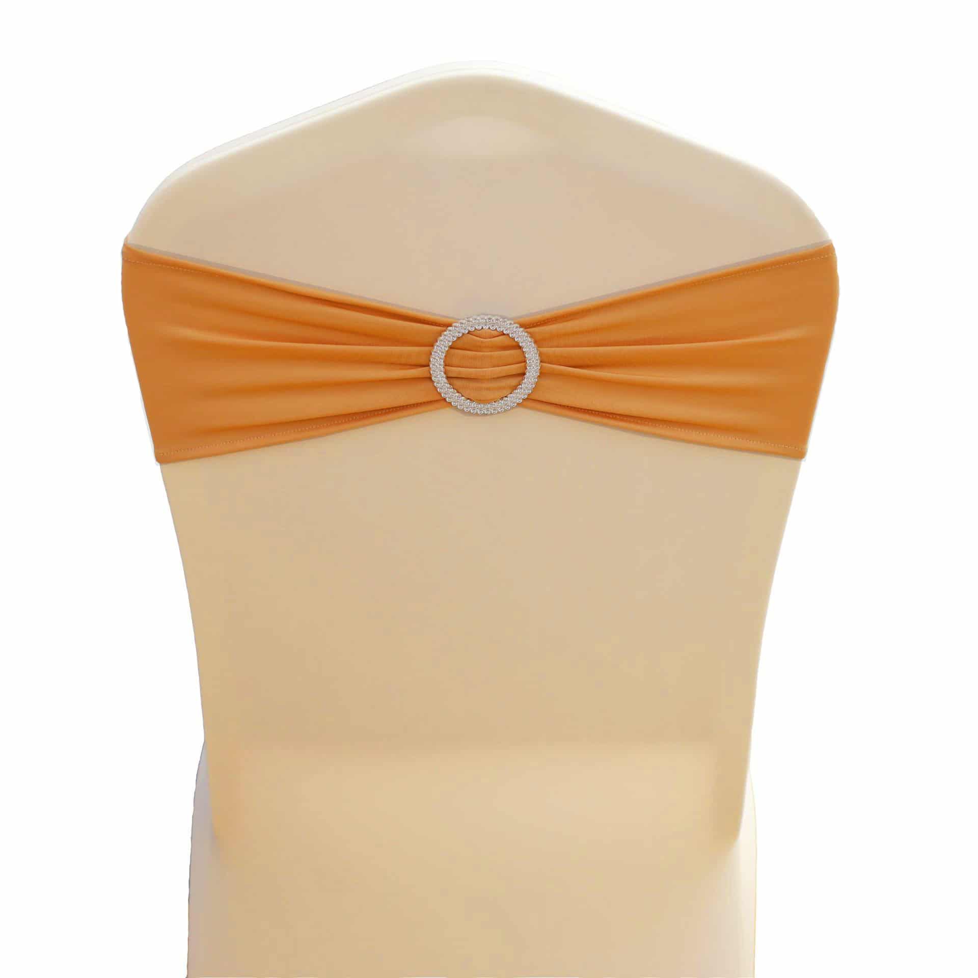 Ozdoba elastyczna na krzesło - złota