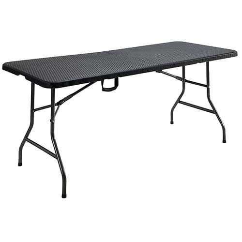 Stół ogrodowy cateringowy prostokątny walizka 180x76cm rattan