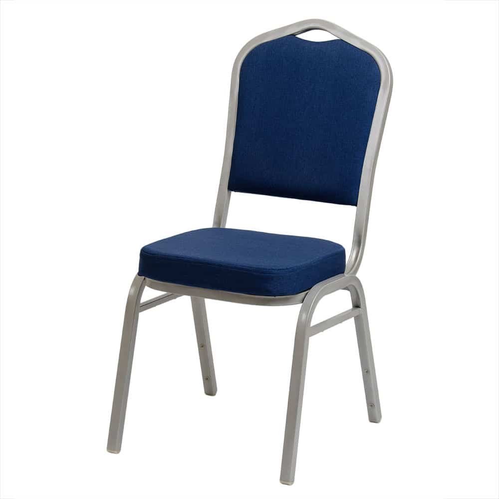 Krzesło bankietowe Luxus 25x25x1.2 niebieski gładki