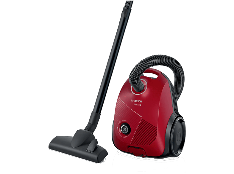 Odkurzacz workowy BOSCH BGLS2RD1 600 W Filtr antyalergiczny Czerwony