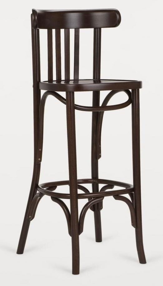 Krzesło drewniane CLASSIC krzesło barowe bukowe Paged ( H-5170 )