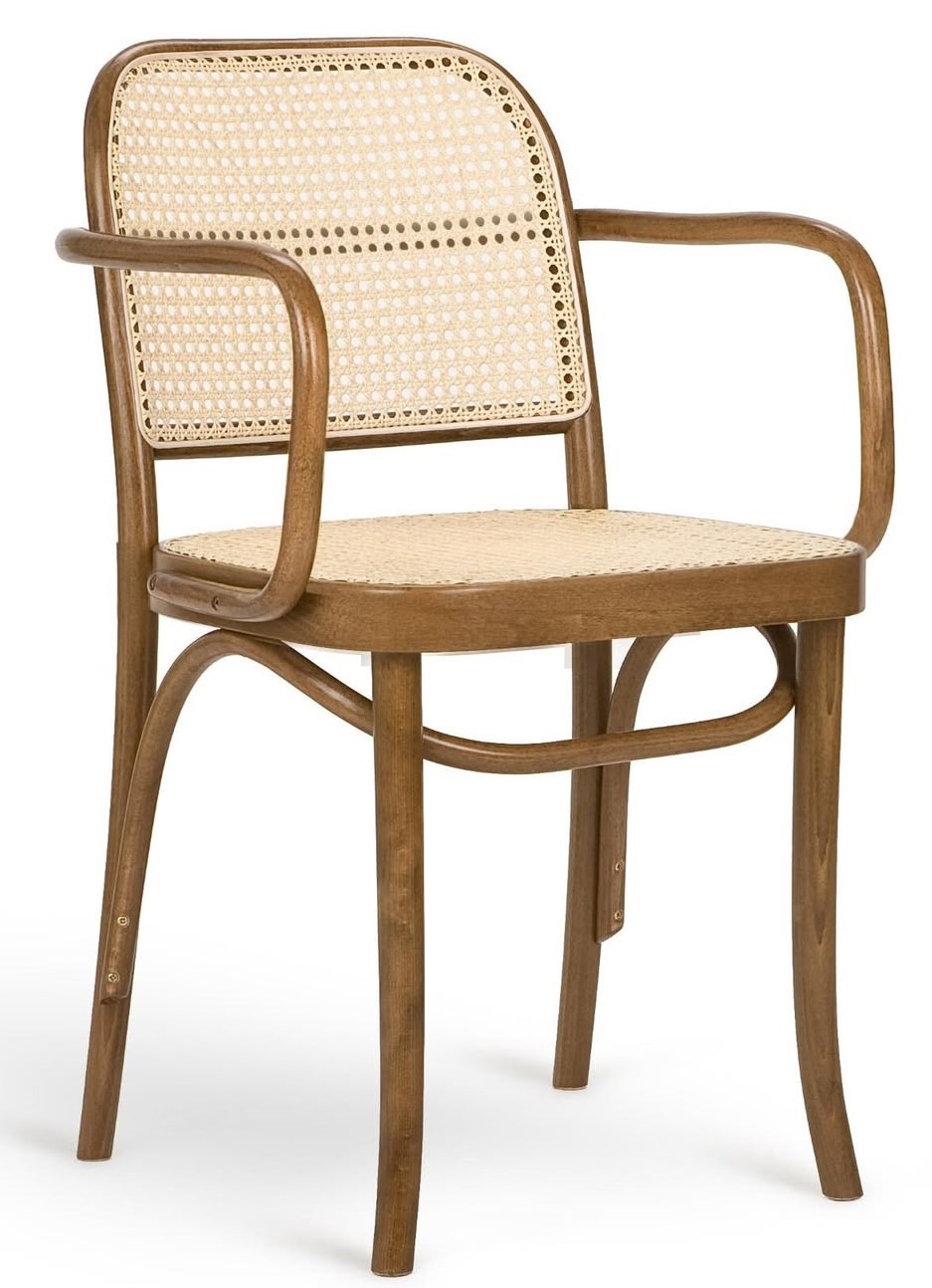 Krzesło drewniane CLASSIC bukowe oparcie i siedzisko mata Paged ( B-8137 )