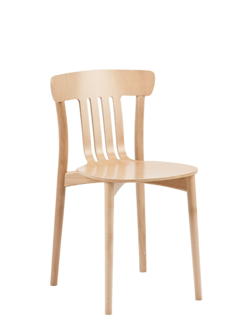 Krzesło drewniane barowe CORTE bukowe emaliowane Paged ( A-4311 )