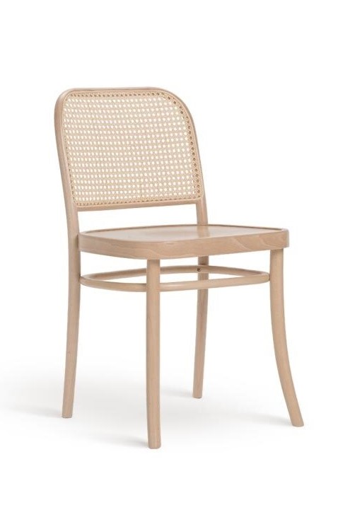 Krzesło drewniane BENKO bukowe oparcie i siedzisko mata Paged ( A-8133 )