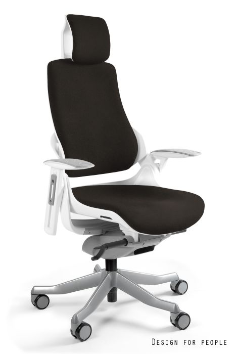 Fotel biurowy WAU/WAU 2, ergonomiczny, obrotowy, regulowane podłokietniki, kolory do wyboru | tkanina PL